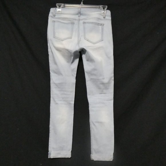 WAX JEAN damaged / destroyed look faded blue denim, size 5 BNWOT - Picture 2 of 16